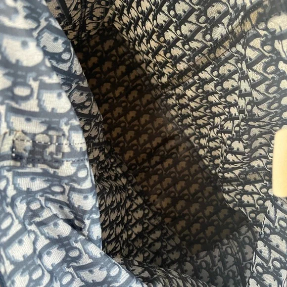 CHRISTIAN DIOR BLUE NYLON TROTTER BAG - Picture 13 of 16